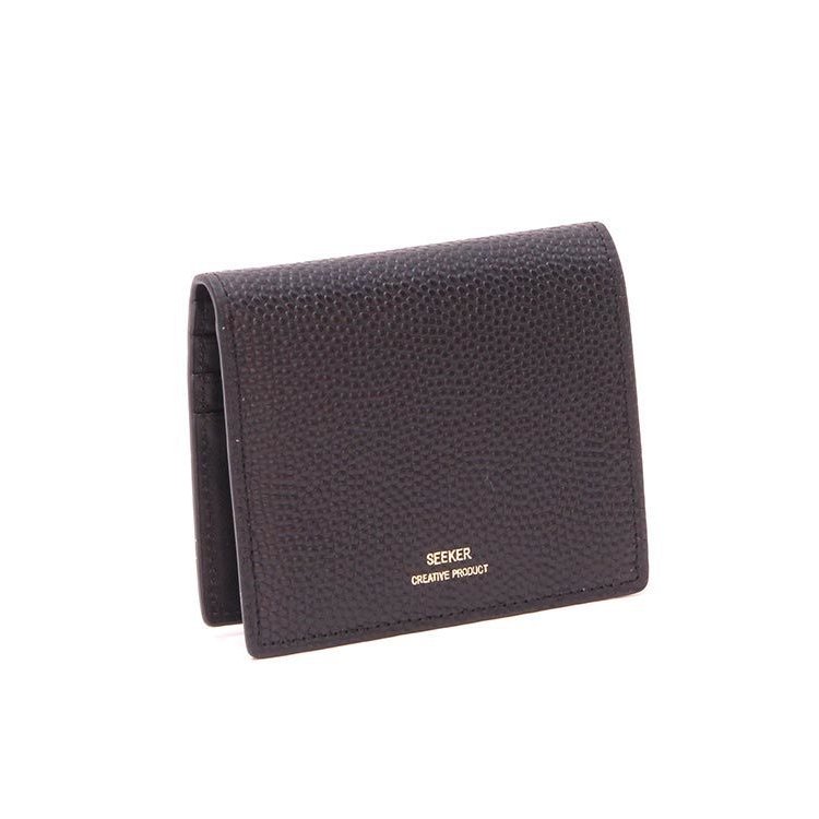 二つ折り財布 カードケース メンズ ブランド 50代 革 使いやすい 二つ折り 小銭入れ レザー 財布 icカード 薄型 本革 おしゃれ 通勤 高級 SEEKER｜genuine-leather-s｜02