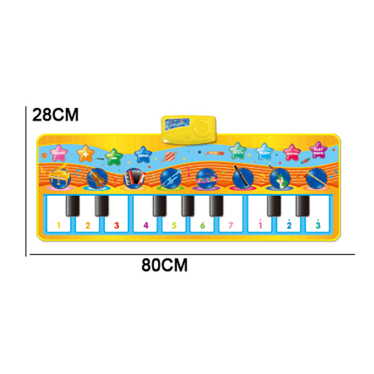13タイプ ピアノマット 音楽マット ミュージックマット 子供用ピアノ キーボードマット 鍵盤楽器 室内遊び｜genwa-shop｜07