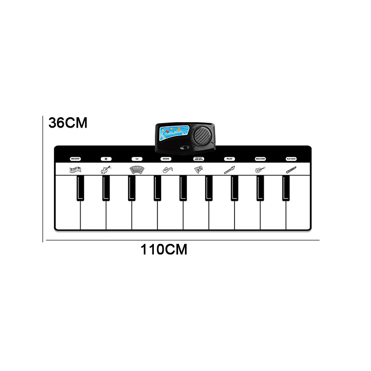 13タイプ ピアノマット 音楽マット ミュージックマット 子供用ピアノ キーボードマット 鍵盤楽器 室内遊び｜genwa-shop｜11