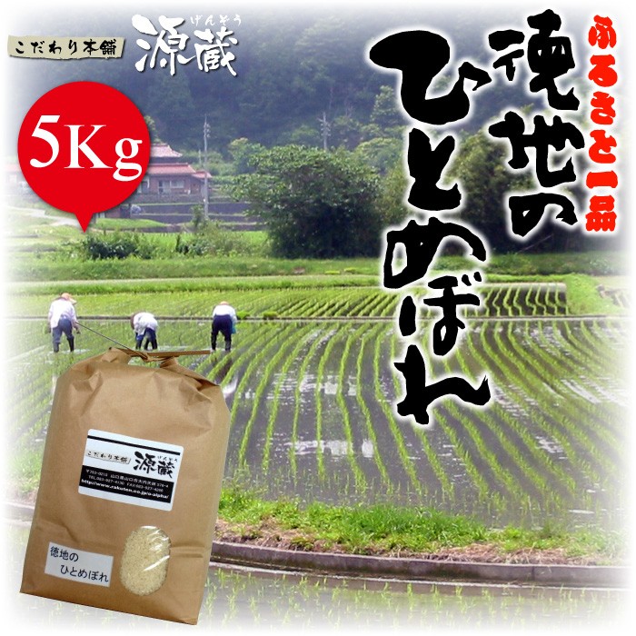 ひとめぼれ ひとめぼれ【徳地のひとめぼれ】令和7年度産 5Kg