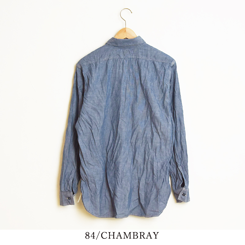 orSlow（オアスロウ） シャンブレーワークシャツ SLIM FIT CHAMBRAY