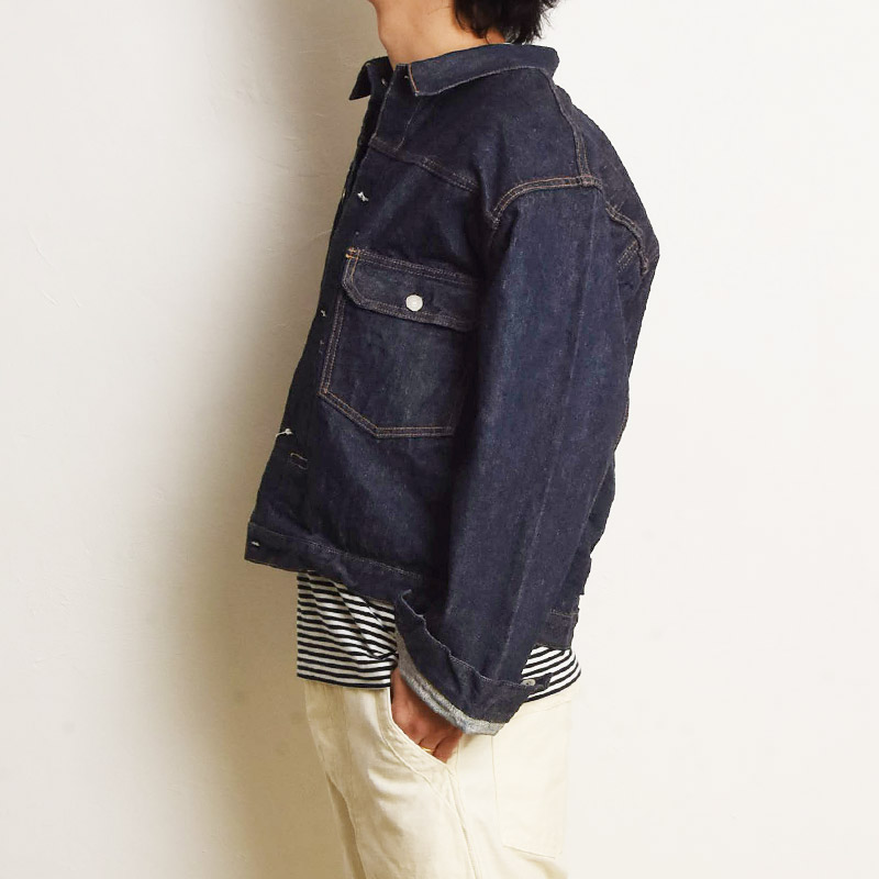 orslow 1st TYPE デニムジャケット Gジャン Tバック 大戦モデル orslow 1st TYPE DENIM JACKET Gジャン 大戦モデル - メルカリ