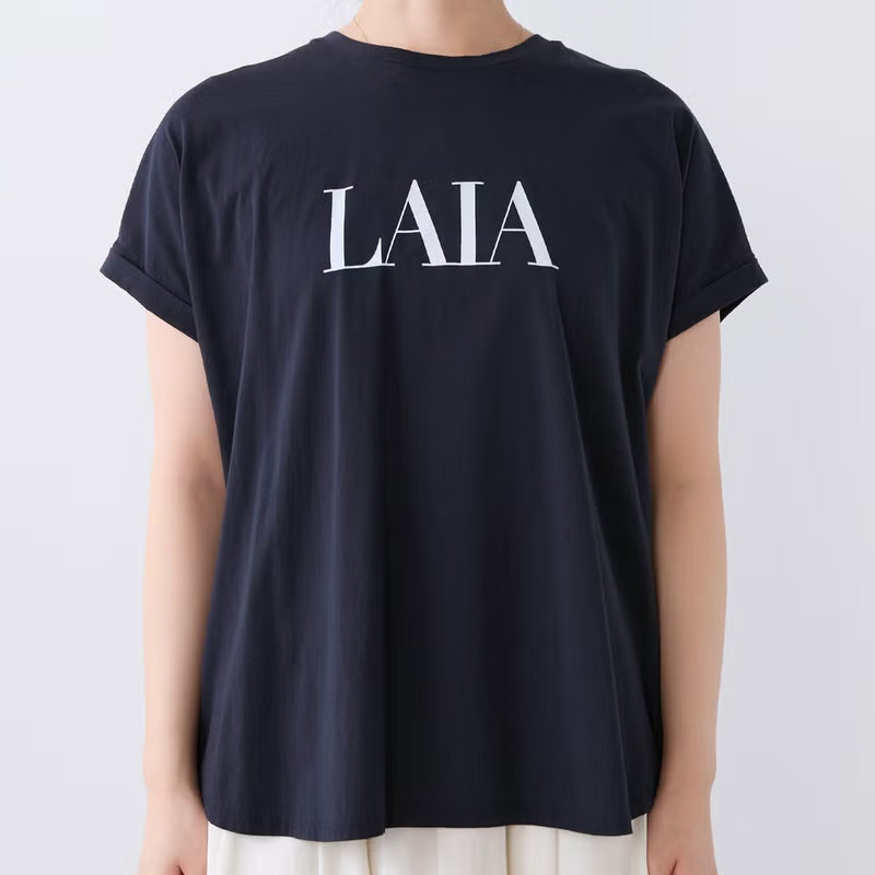 MICA&DEAL/マイカアンドディール】接触冷感 LAIA ロゴプリントTシャツ