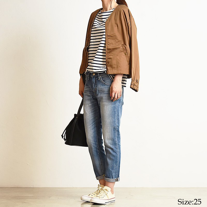 Saleセール10 Off レッドカード Red Card レディース 25周年モデル クロップド デニムパンツ ジーンズ Anniversary 25th Crop 5 1 Geo Style ジェオスタイル 通販 Yahoo ショッピング