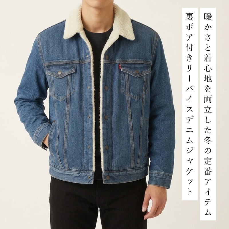 Levi's（リーバイス） Levi's TYPE 3 サード シェルパ トラッカー
