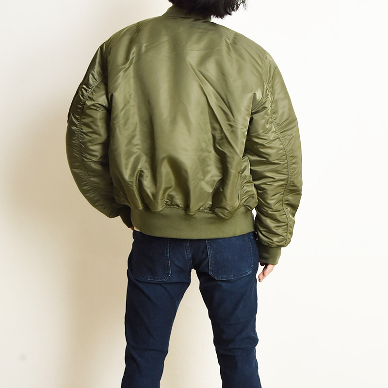 SALE／10%OFF アルファインダストリーズ ALPHA INDUSTRIES MA-1 フライトジャケット ミリタリー ナイロン アウター USサイズ ユニセックス MA1 2000｜geostyle｜05