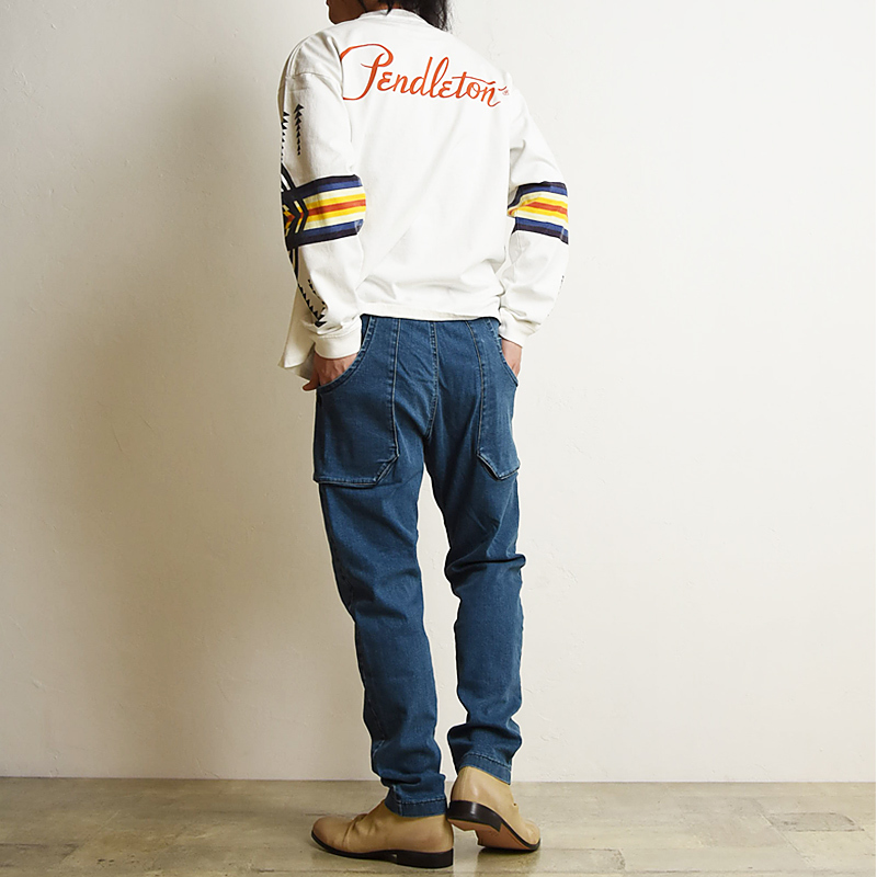 KRIFF MAYER（クリフメイヤー） 裾上げ無料 デニムキャンプパンツ