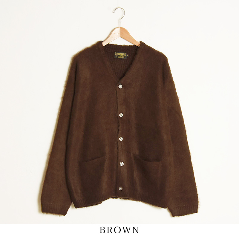 カーディガン HOUSTON / MOHAIR TOUCH CARDIGAN (DAIAMOND)ダイア柄 モヘアタッチ 起毛 ニット カーディガン セール】HOUSTON / MOHAIR TOUCH CARDIGAN (DAIAMOND)ダイア柄