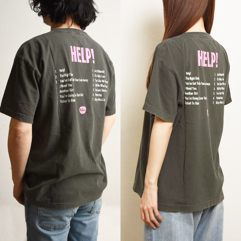 【ビートルズ】Ｔシャツ Sサイズ ビートルズ Tシャツ 「ビートルズ ロゴ ジュニア・サイズ 黒」 BEATLES