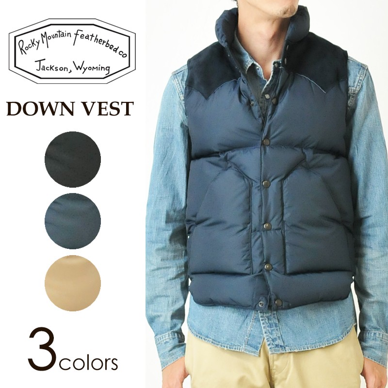 Rocky Mountain Featherbed ロッキーマウンテン MENS DOWN VEST ダウンベスト 450-512-01