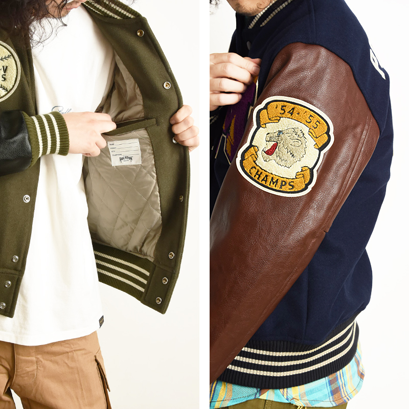 HOUSTON ヒューストン MELTON AWARD JACKET CAT ルトンアワード HOUSTON ヒューストン MELTON AWARD JACKET CAT ルトンアワード