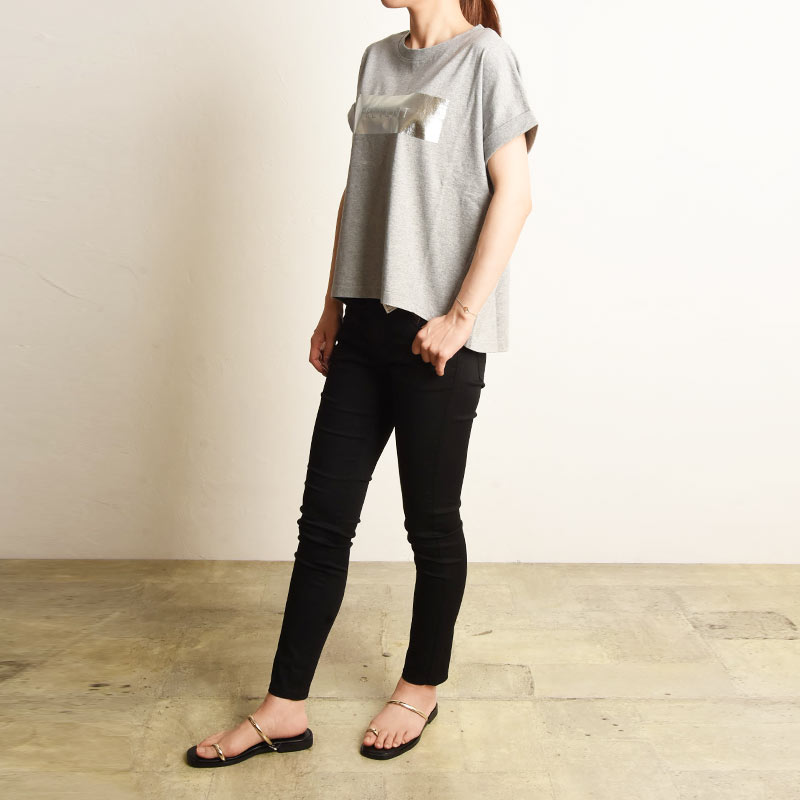 CLOCHE クロシェ ロゴＴシャツ　プリントＴシャツ 2019S/S 楽天市場】CLOCHE (クロッシェ) 箔プリント 7/S TEE ( 52285691