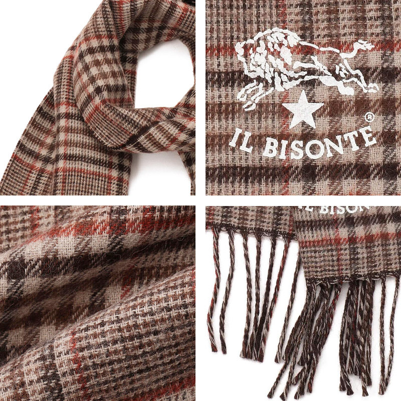 IL BISONTE マフラー グレー 10250632-s-01.jpg