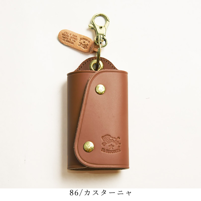 IL BISONTE（イルビゾンテ） キーケース スナップボタン 限定カラー 本