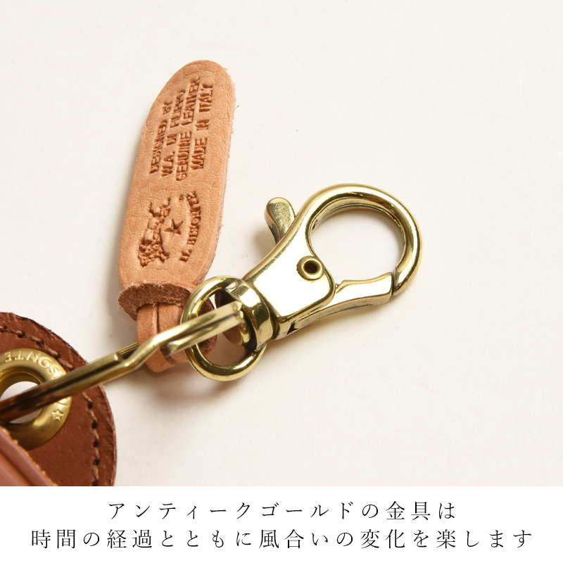 IL BISONTE（イルビゾンテ） キーケース スナップボタン 限定カラー 本