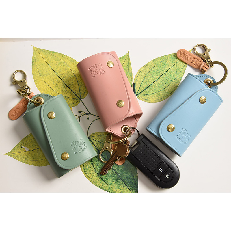 IL BISONTE/イルビゾンテ】KEY CASE リング型レザーキーケース