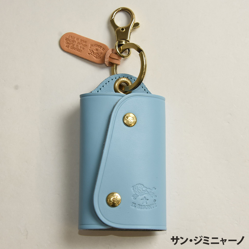 IL BISONTE/イルビゾンテ】KEY CASE リング型レザーキーケース