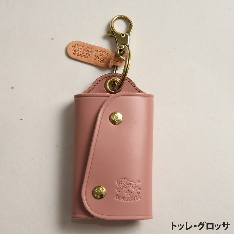 IL BISONTE/イルビゾンテ】KEY CASE リング型レザーキーケース