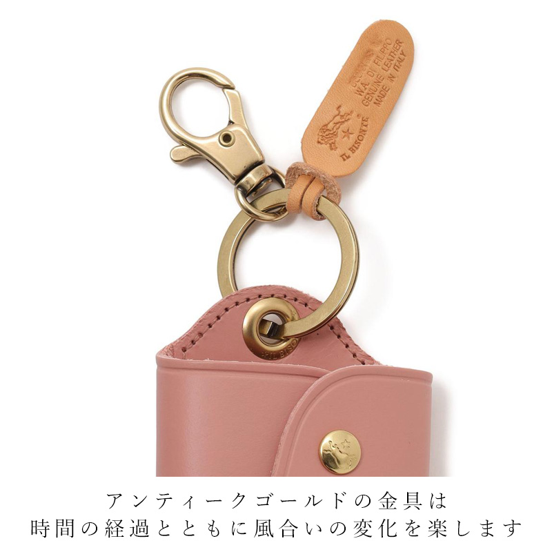 IL BISONTE（イルビゾンテ） リング型 レザー キーケース 限定カラー