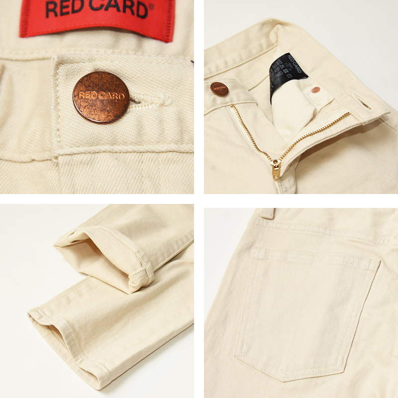 新品未使用　REDCARD Liberty ストレート　カットオフパンツ　23 RED CARD TOKYO レッドカード Liberty リバティ ストレート