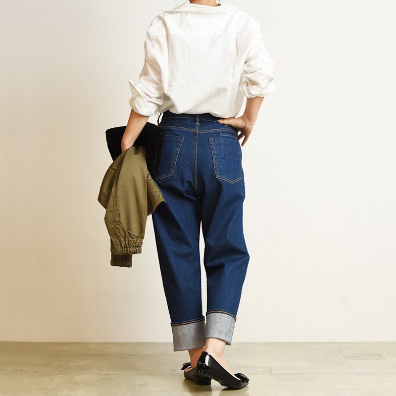 YANUK AYA KANEKO BOYSCROPPED CUS デニム パンツ AYA_BoysCropped | YANUK ONLINE STORE