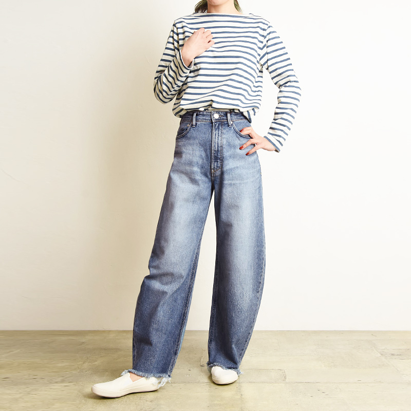 YANUK 2025春夏新作 ヤヌーク ローラ LAURA カーブテーパード