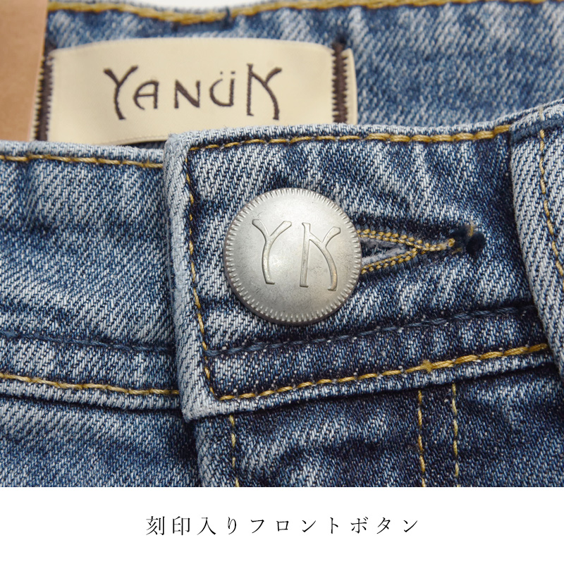 YANUK（ヤヌーク） ローラ LAURA カーブテーパード デニムパンツ