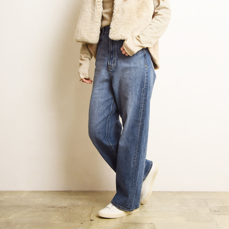 もっち　　　　YANUK ヤヌーク　デニム YANUK 裾上げ無料 ヤヌーク ジョーン JOAN ルーズ ストレート