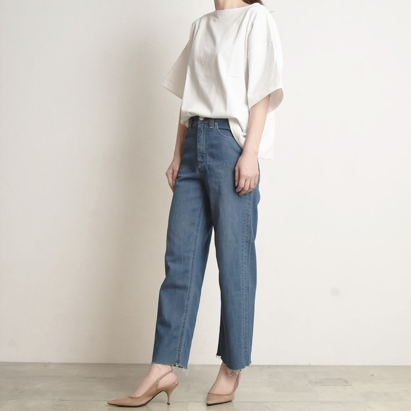 YANUK SALEセール10%OFF ヤヌーク LILITH リリス 綿麻 ワイド