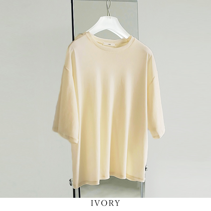 anuke アンヌーク Velour Short Tops 2025春夏新作 anuke 2025春夏新作 アンヌーク シアーベロア Tシャツ 半袖