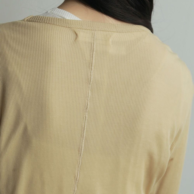 anuke アンヌーク レイヤード シアー ロングTシャツ : GEOGRAPHY