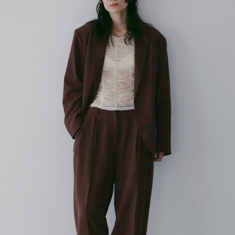 anuke/アンヌーク】オーバー リネンジャケット Over Linen Jacket