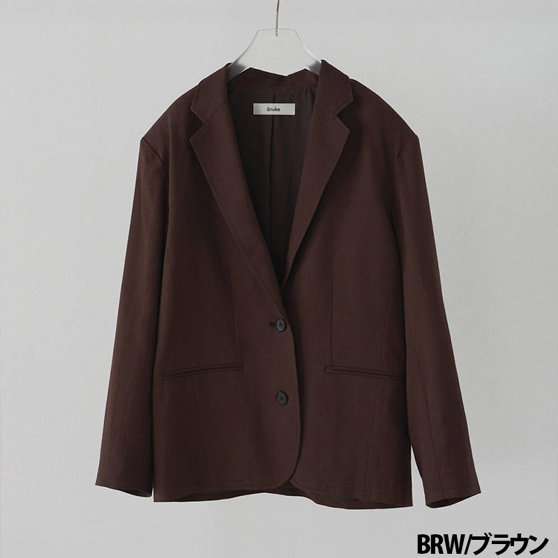 anuke/アンヌーク】オーバー リネンジャケット Over Linen Jacket
