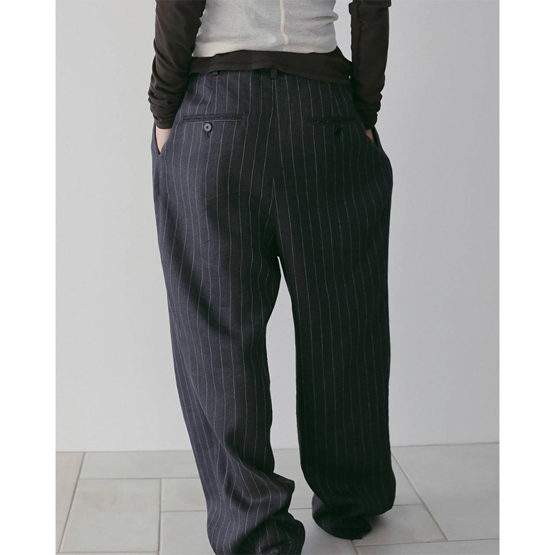 anuke/アンヌーク】リネン タックパンツ Linen Tuck Pants・62610706