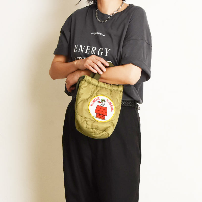 HOUSTON（ヒューストン） キルティングエフェクトバッグ FLYING ACE