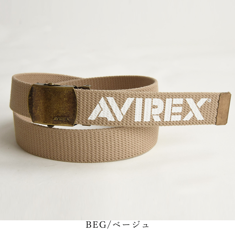 AVIREX（アヴィレックス） 日本製 アビレックス GIベルト ガチャベルト