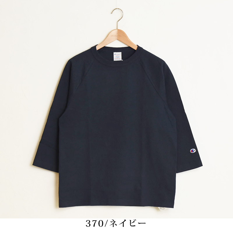 Champion チャンピオン T1011 ティーテンイレブン ラグラン 3/4スリーブ 七分袖 Tシャツ カットソー made in USA アメリカ製 メンズ C5-P404｜geostyle｜05