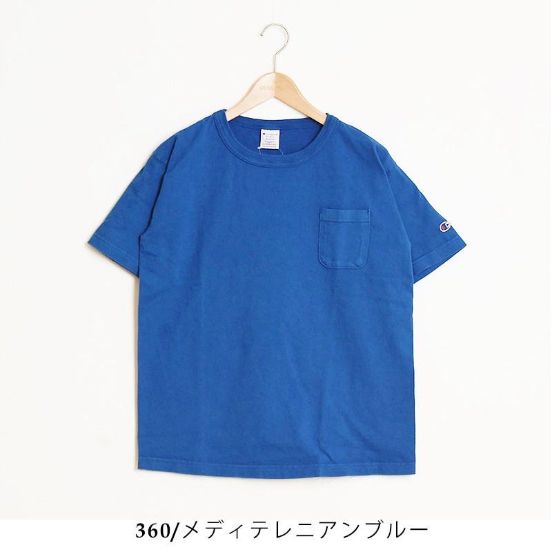 Champion T1011 ティーテンイレブン ポケット付 半袖 Tシャツ made in USA...