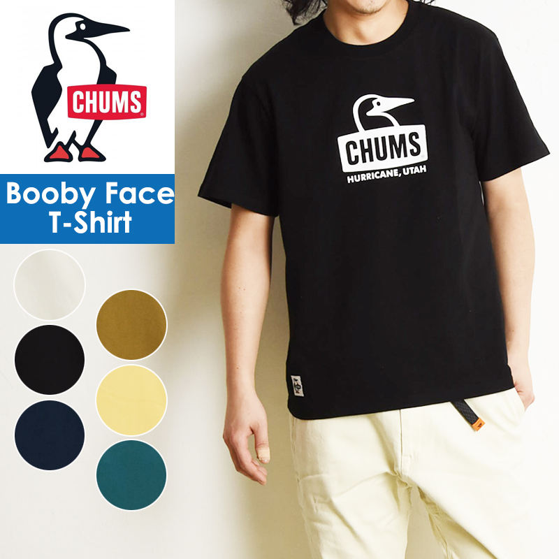 CHUMS 大人気 チャムス ブービーフェイス Tシャツ メンズ