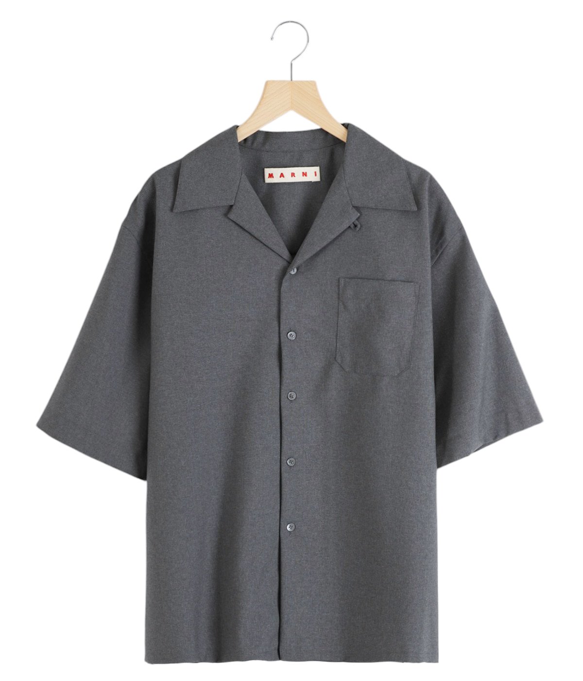 【MARNI/マルニ】トロピカルウールショートスリーブシャツ・CUMU0213A5の画像