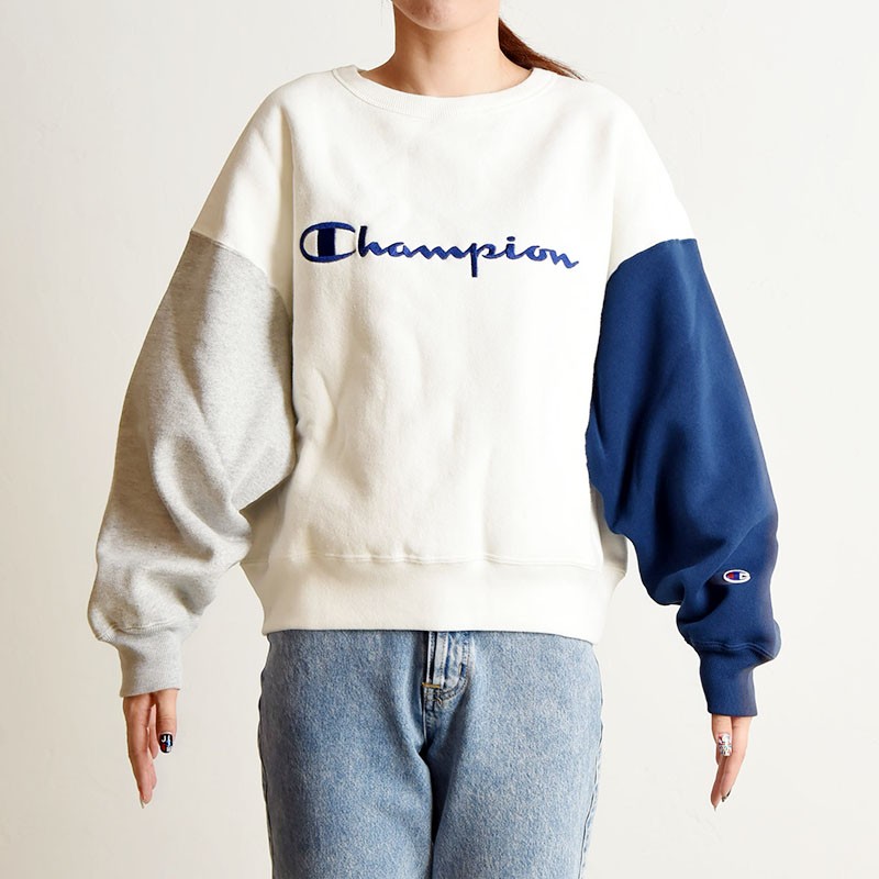 Champion チャンピオン リバースウィーブ クルーネックスウェットシャツ ロゴ レディース トレーナー ドロップショルダー クレイジーパターン  CW-Q008*5 :cw-q008:GEO style ジェオスタイル - 通販 - Yahoo!ショッピング