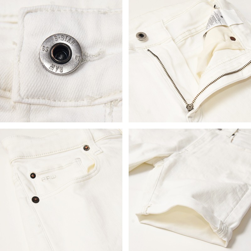 G-STAR RAW SALEセール5%OFF ジースターロウ 3301 ホワイト