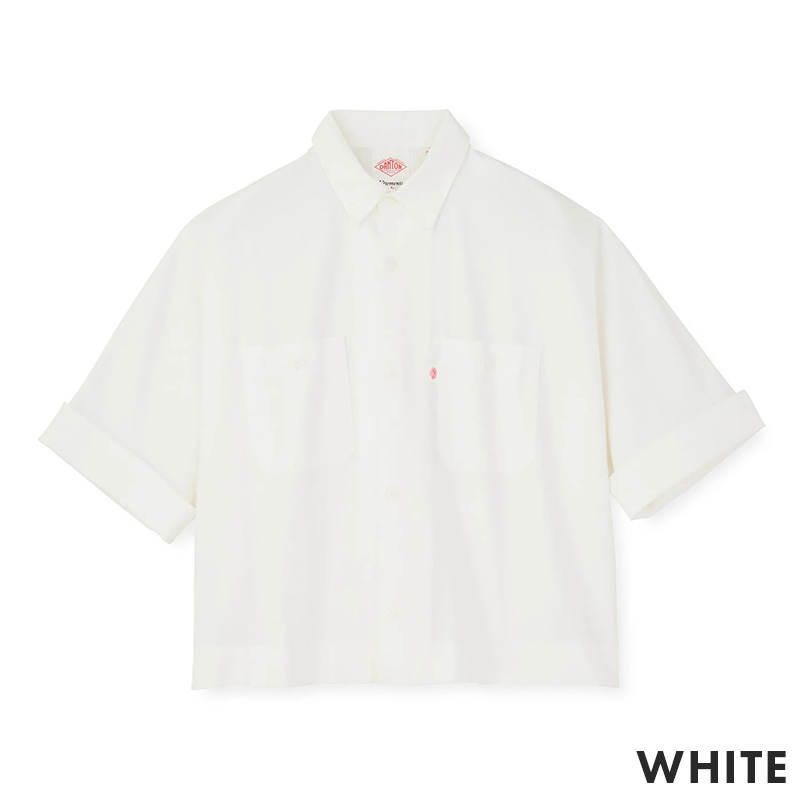 DANTON/ダントン】コットン＆シャンブレー ドルマンスリーブ半袖ワーク