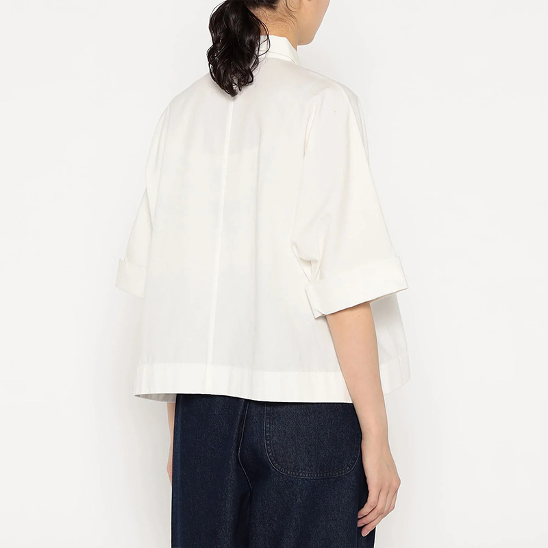 DANTON/ダントン】コットン＆シャンブレー ドルマンスリーブ半袖ワーク