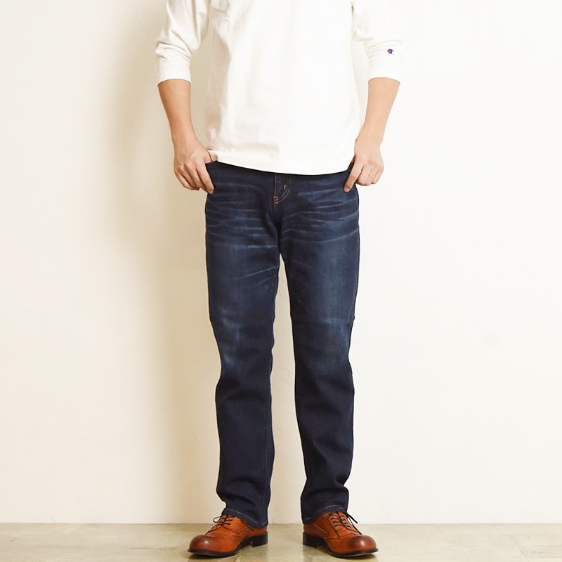 【良品】EDWIN エドウィン　ダークブルー ストレートデニム　32 サンプル 楽天市場】EDWIN エドウィン 505ZXX 60s SELVAGE VINTAGE