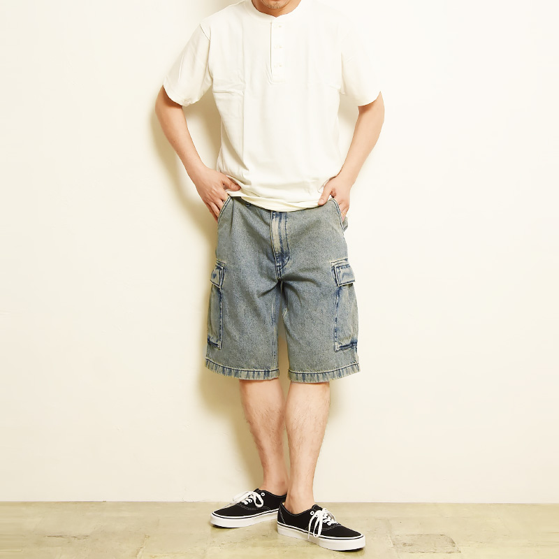 EDWIN（エドウィン） EDWIN BAGGY JEANS CARGO SHORTS カーゴショーツ