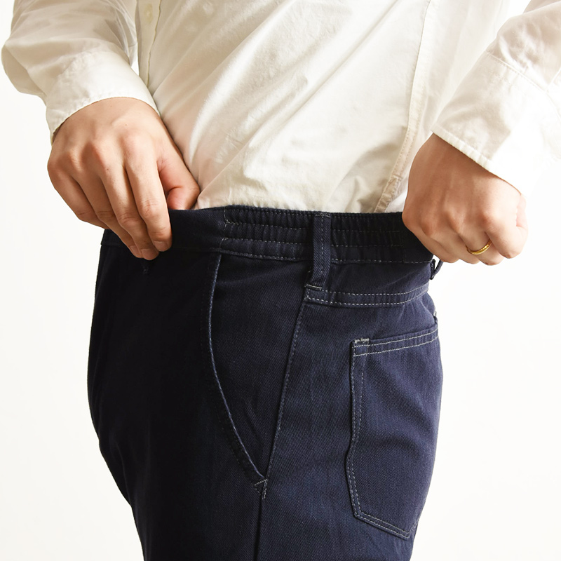 大きいサイズ セール／5%OFF EDWIN エドウィン デニスラAIR スリムテーパード スラックス チノパンツ トラウザー ビジカジ テレワーク ゴルフ EDB11R | EDWIN | 08