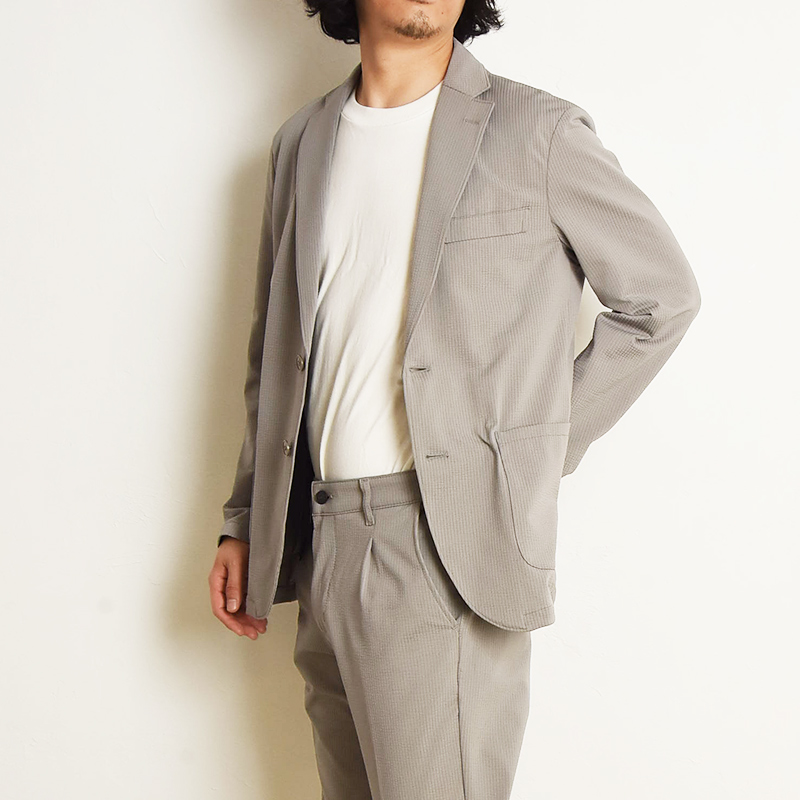 EDWIN（エドウィン） デニスラ ルーミーテーラードジャケット 軽量 春