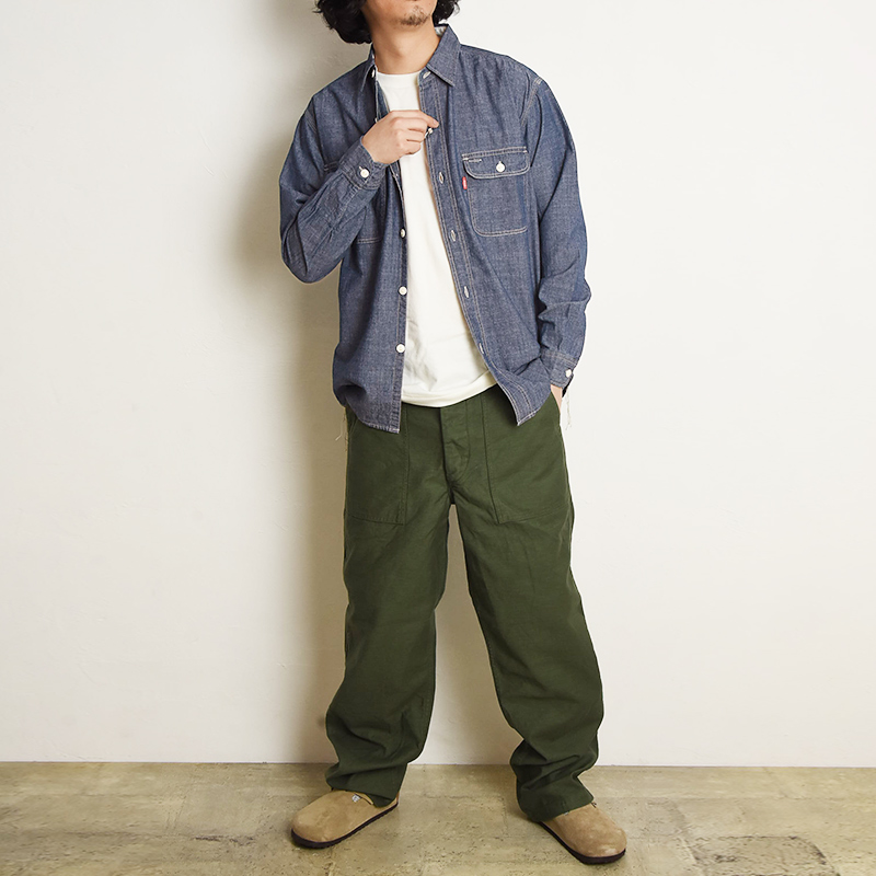 EDWIN（エドウィン） ヴィンテージ ワークシャツ デニムシャツ