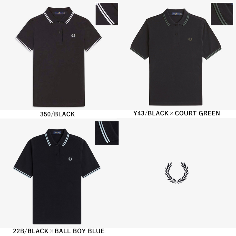 FRED PERRY（フレッドペリー） 2026春夏新作 ポロシャツ 半袖 ツイン